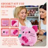 Outbit Crochet set for beginners, complete crochet set with step-by-step