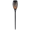 FHS Solar Garden Torch with 72 LED Flame Effect, Plastic,