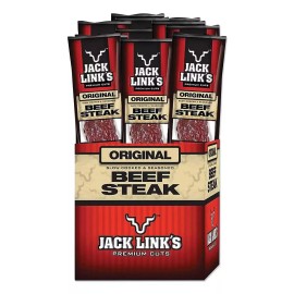 LINK SNACKS INC 4 PACK - Jack Link'S Beef Steak Original 1 Oz. 12 COUNT/Box