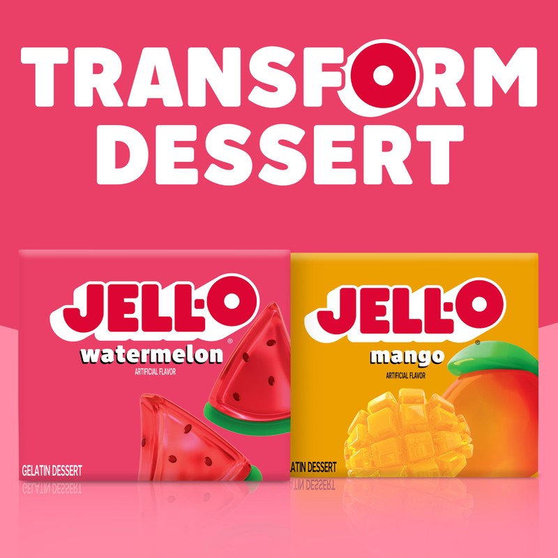 Jell-O Watermelon, Gelatin Dessert
