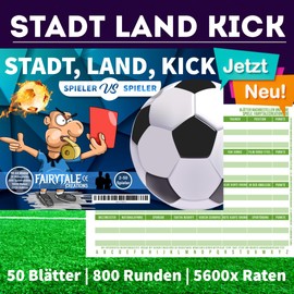 City Land Kick - The City Country Football Game Family Game Children's Game Birthday Gift Especially Popular with Men, Boys and Dads Football Game City Country Football, blue