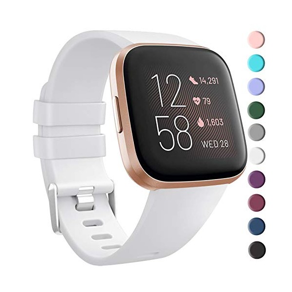 Tobfit Sport Bands Compatible with Versa/Versa Lite/SE, Soft TPU Wristbands