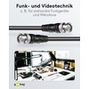Wentronic AVK 176-1000 10.0m Audio Video Cable BNC Plug to