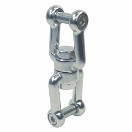 Yacht Steel Swivel Shackle with Hexagonal Socket, Fork - 118 x 20 mm