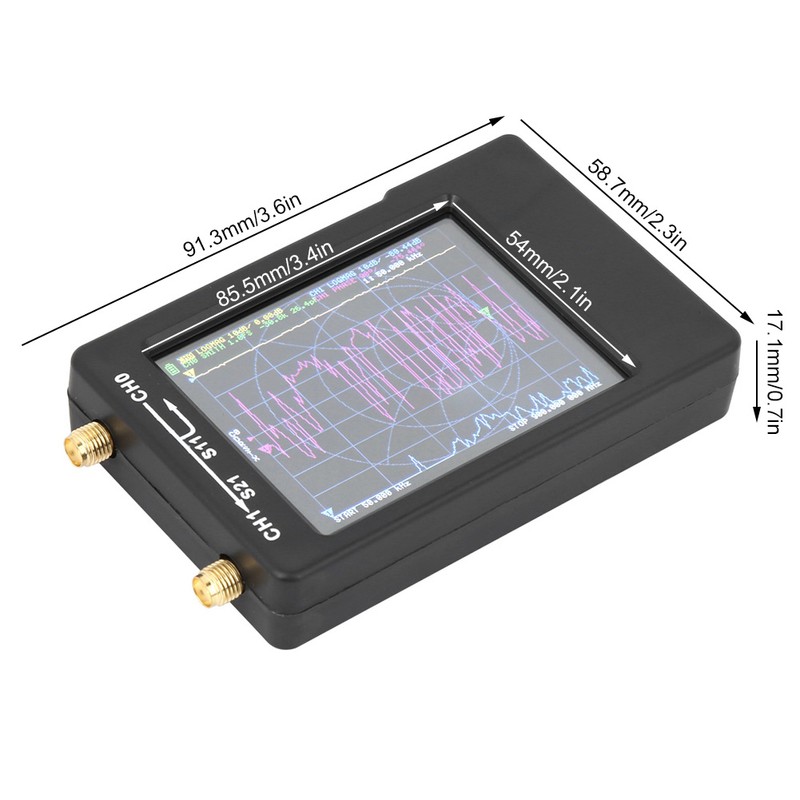 Portable Hand‑Held 2.8in TFT Display Screen Vector Network Analyzer Kit
