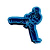 Cuticuter Sport Karate 1 Cookie Cutter, Blue, 8 x 7