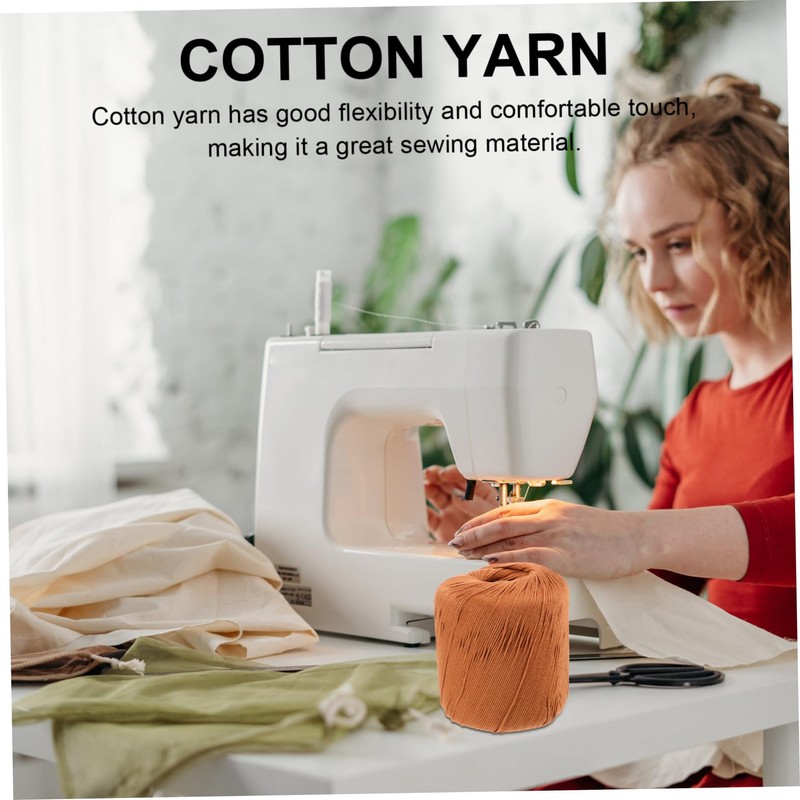 NOLITOY 1 Roll Multi Function Portable Cotton Yarn for Crocheting