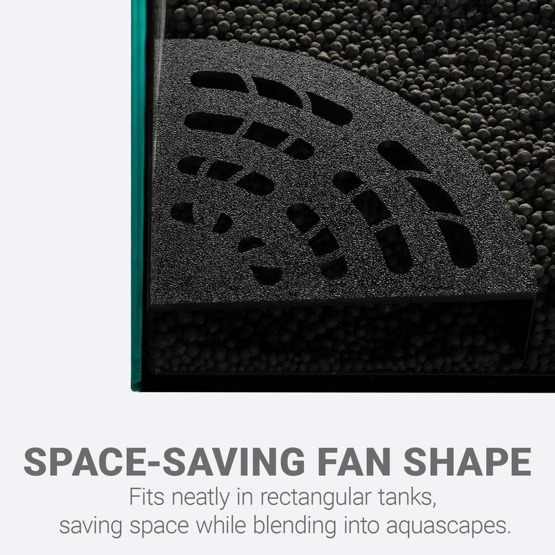 HERPDEN Shrimp Cave 2-Pack – Space-Saving Fan-Shaped Aquarium Cave Decor