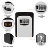 Holdfiturn Wall Mounted Key Safe Combination Lock Box with 12-Digit