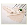 Silver supplies bed waterproof pad mat anti-pollution 50x70cm 50x70cm/light brown