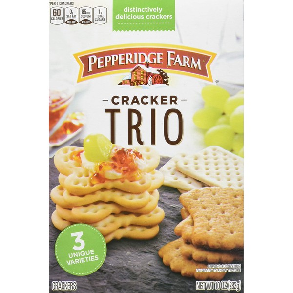 Pepperidge Farm Trio Variety Crackers, 10 Ounce Box