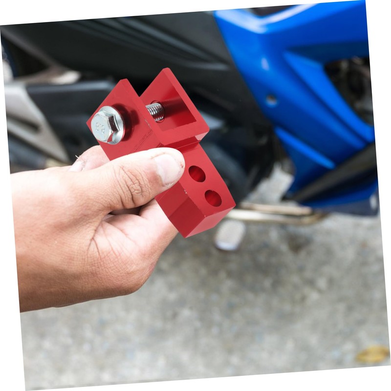 BUGUUYO Motorcycle Riser Comfort Enhancement Aluminum Alloy Easy Install Universal