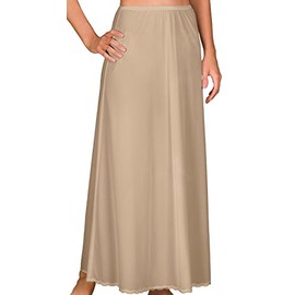 Shadowline 38 Inch Flare Half Slip, Nude, 2X