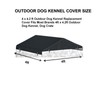 Outdoor Dog Kennel Cover 4.2 ft x 4.2 ft Made