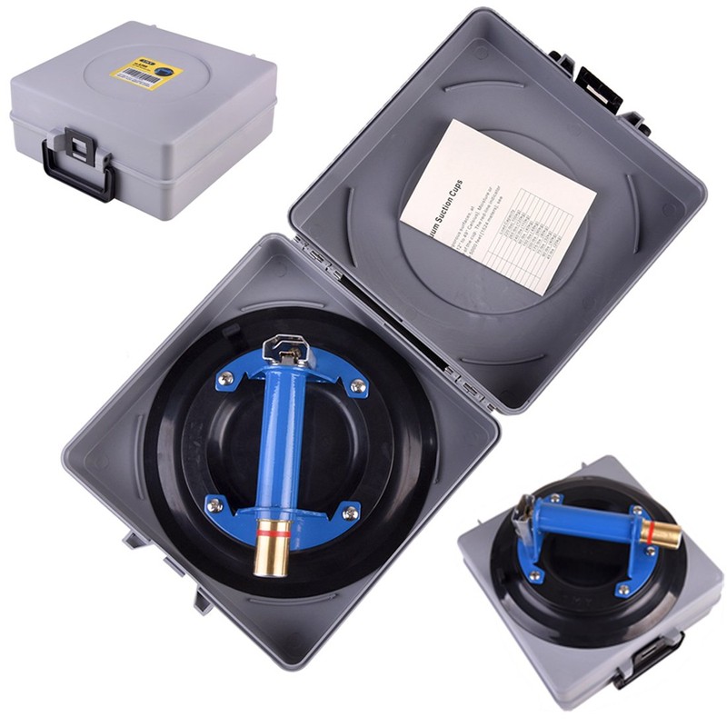 IMT 10" Metal Suction Cup for Glass, Vacuum Pump Suction