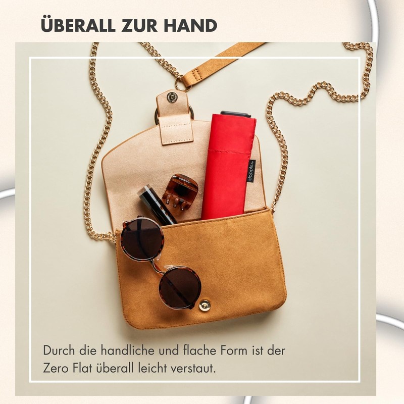 Doppler Pocket Umbrella Zero, 99 Flat I Ultra Light Umbrella