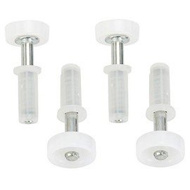 Harrier Hardware Spring-Loaded Bi-Fold Door Top Roller Guide Wheel, 4-Pack