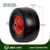 Wolf Pack 11x6.00-5 Flat Free Tire and Wheel, 5.875" Centered