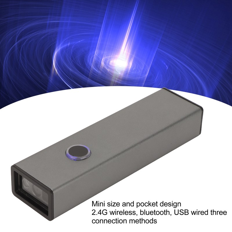 Bluetooth Barcode Scanner Portable Mini 1D 2D 3 in 1