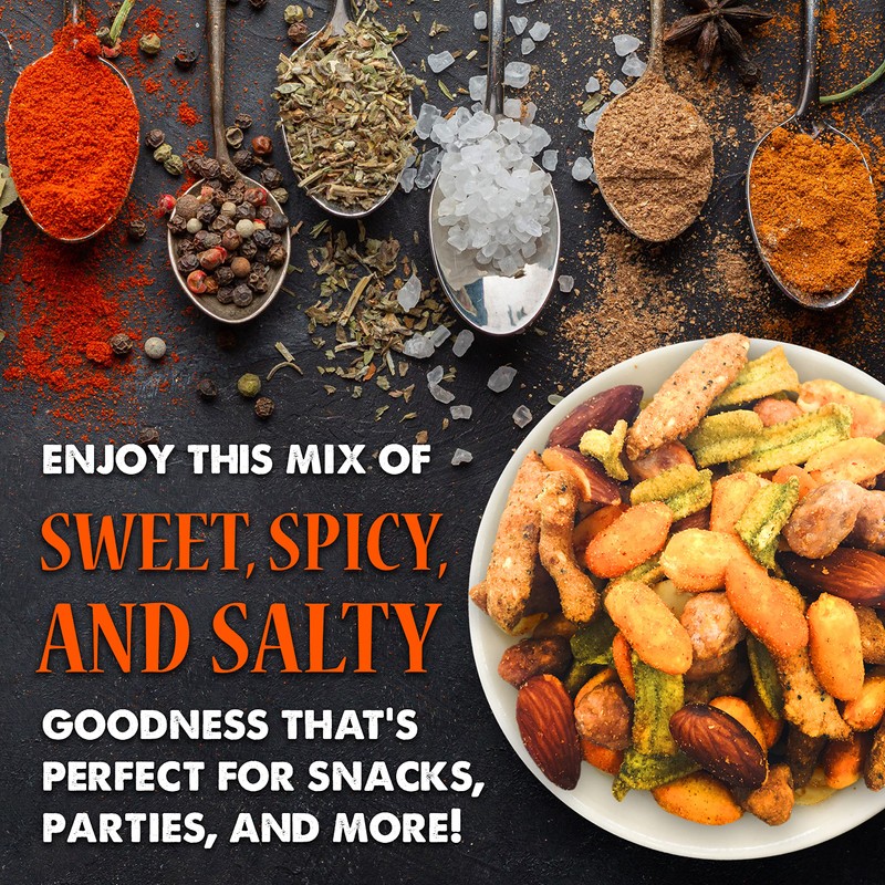 The 1949 Nut Co. Buffalo Party Mix | Assorted Flavored