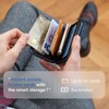 ÖGON -DESIGNS- Aluminum card holder with metal lock, RFID Protection