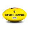 Sherrin AFLW Replica Training Leather Ball, Yellow, Size 4