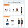 CableCreation 3.5mm Femaleto 2RCA Male Jack Stereo Audio Cable Compatible