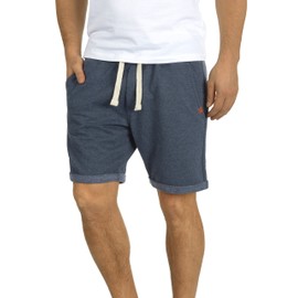 Blend Timo men's sweat shorts, jogging bottoms with fleece inner and cord, regular fit - Navy (70230) Plain, size: xxl