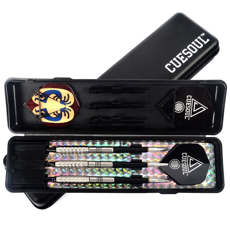 CUESOUL Tungsten Soft Tip Darts - Precision Barrel 0.6 Ounce