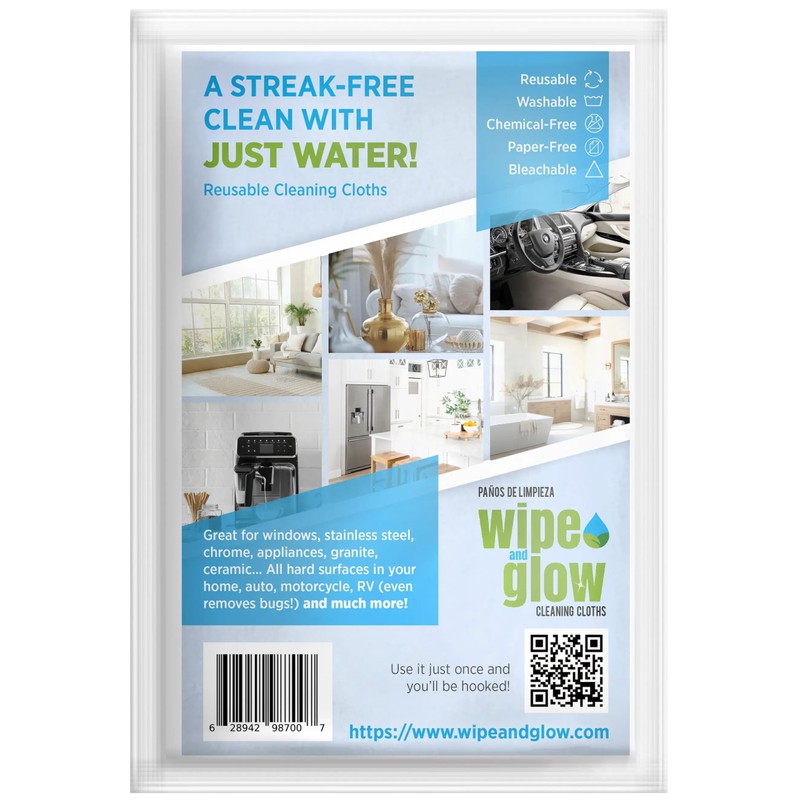 Wipe and Glow Cleaning Cloth