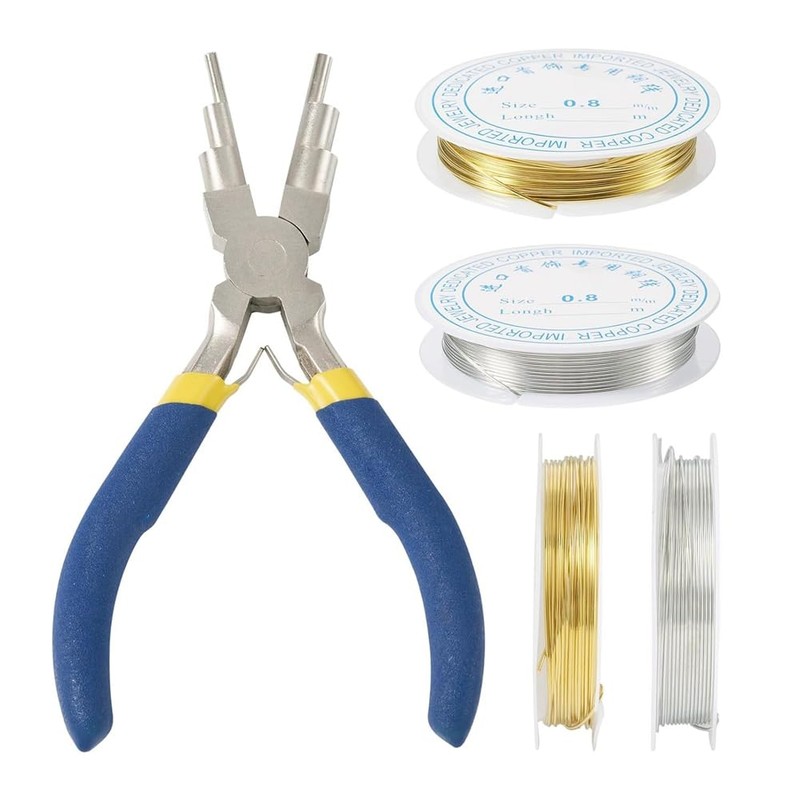 2 Rolls Jewelry Beading Wires 20 Gauge Bendable Copper Wire