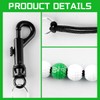 Lotsdonxia 2Pcs Golf Shot Counter Bracelets, Portable Stroke Score Trackers