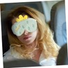 LALAFINA 1pc Cartoon Breathable Sleep Mask Plush Eye Cover for