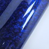 LZLRUN LZLRUN Forged Gloss Carbon Fiber Blue Vinyl Wrap Roll
