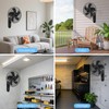 Fanspex 16" Wall Mounted Fan with Auto-oscillation, Timer, Adjust Wind