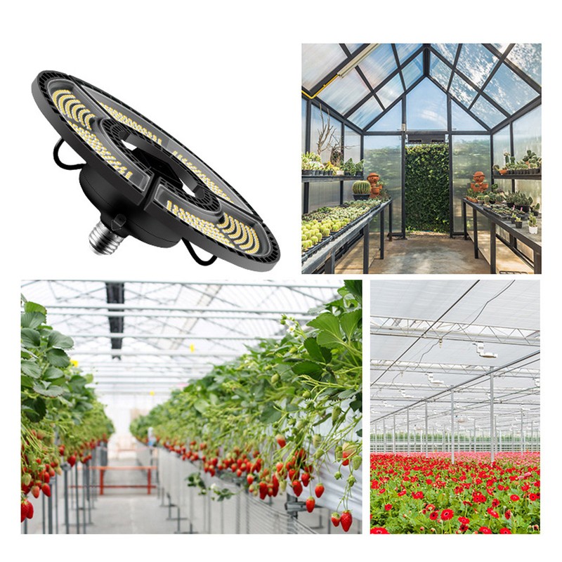 Plant Light Waterproof Foldable Flower Grow Lamp Full Spectrum E26