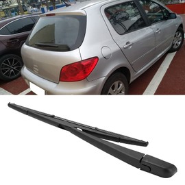 Rear Windscreen Wiper, Rear Windscreen Wiper Arm Blade Set 6429T1 Replacement for Peugeot 307 2000-2012