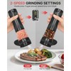 2Packs Electric Salt and Pepper Grinder Set with Digtal Display