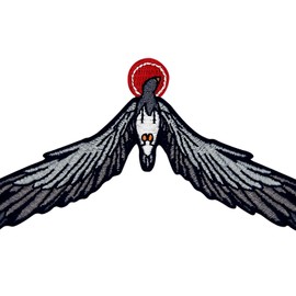 ZEGINs Goshawk Patch Embroidered Applique Badge Iron On Sew On Emblem