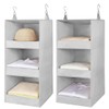 Yjia Hanging Storage with 3 Shelves Wardrobe Closet Organiser, Storage