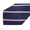 Kingsman Stripes Tie Kingsman Striped Necktie, Silk, Navy Blue, Brown,
