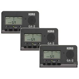 [Bulk Purchase] KORG - Guitar / Bass Tuner GA-2 Black x Light Gray Set of 3