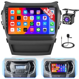 9 Inch Android Car Stereo for Hyundai Santa Fe IX45 Radio 2013-2017: Car Radio Touchscreen Android Head Unit with GPS Bluetooth Mirror Link Rear View Camera