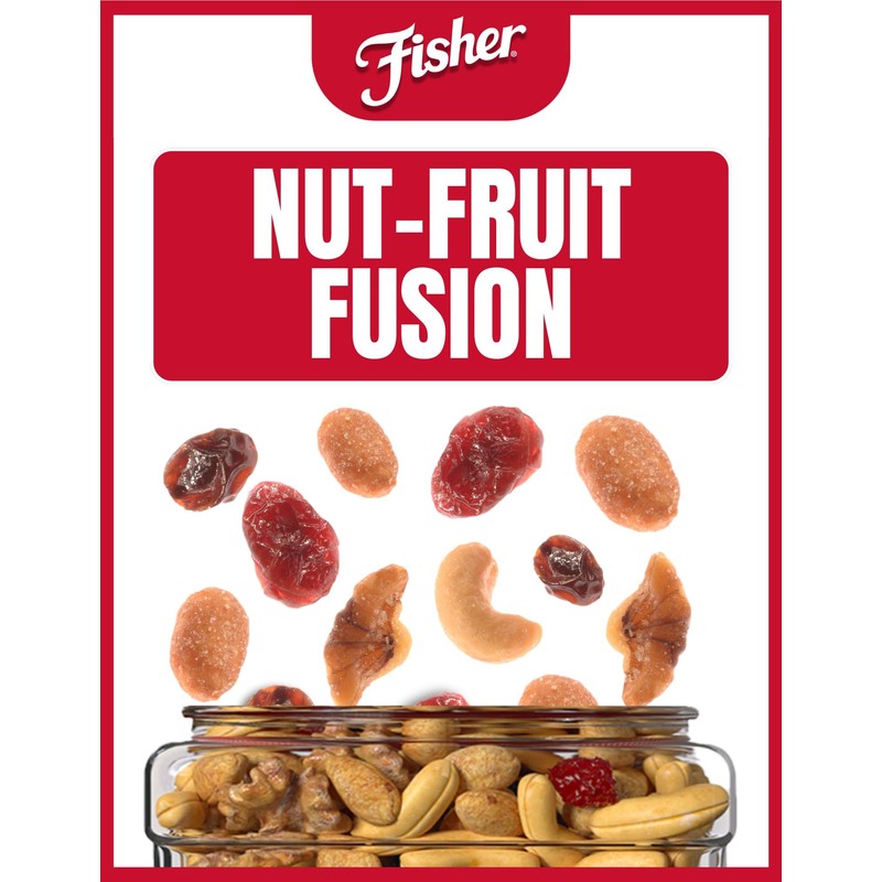 Fisher Snack Sweet Nut Bulk Trail Mix, 38 oz (Pack
