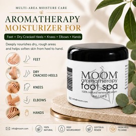 MOOM Crema y loción de spa para pies, talones agrietados Hidratante de