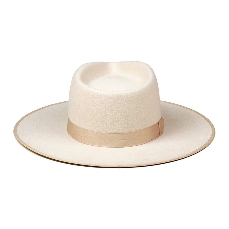 Lack of Color Women's Rancher Fedora Hat (Ivory, Medium (57