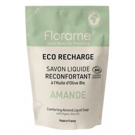 Florame Comforting Almond Liquid Soap Organic Eco-Refill 470 ml