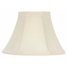 Upgradelights 6 Inch Set Of 6 Chandelier Lamp Shades Eggshell Silk