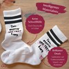Geschenk mit Namen personalisiert by Shirtracer - Desired motif socks,