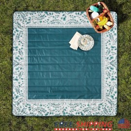 Unbranded Reversible Picnic Blanket Water Repellent Lightweight Outdoor Mat Carry Strap US